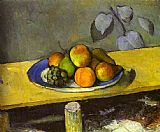Apples Peaches Pears and Grapes by Paul Cezanne